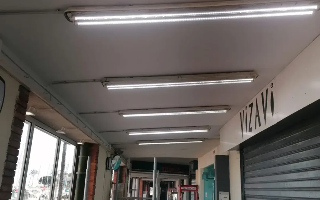 Ravalement de façade d’un bâtiment communal à Cabestany dans les Pyrénées-Orientales 66